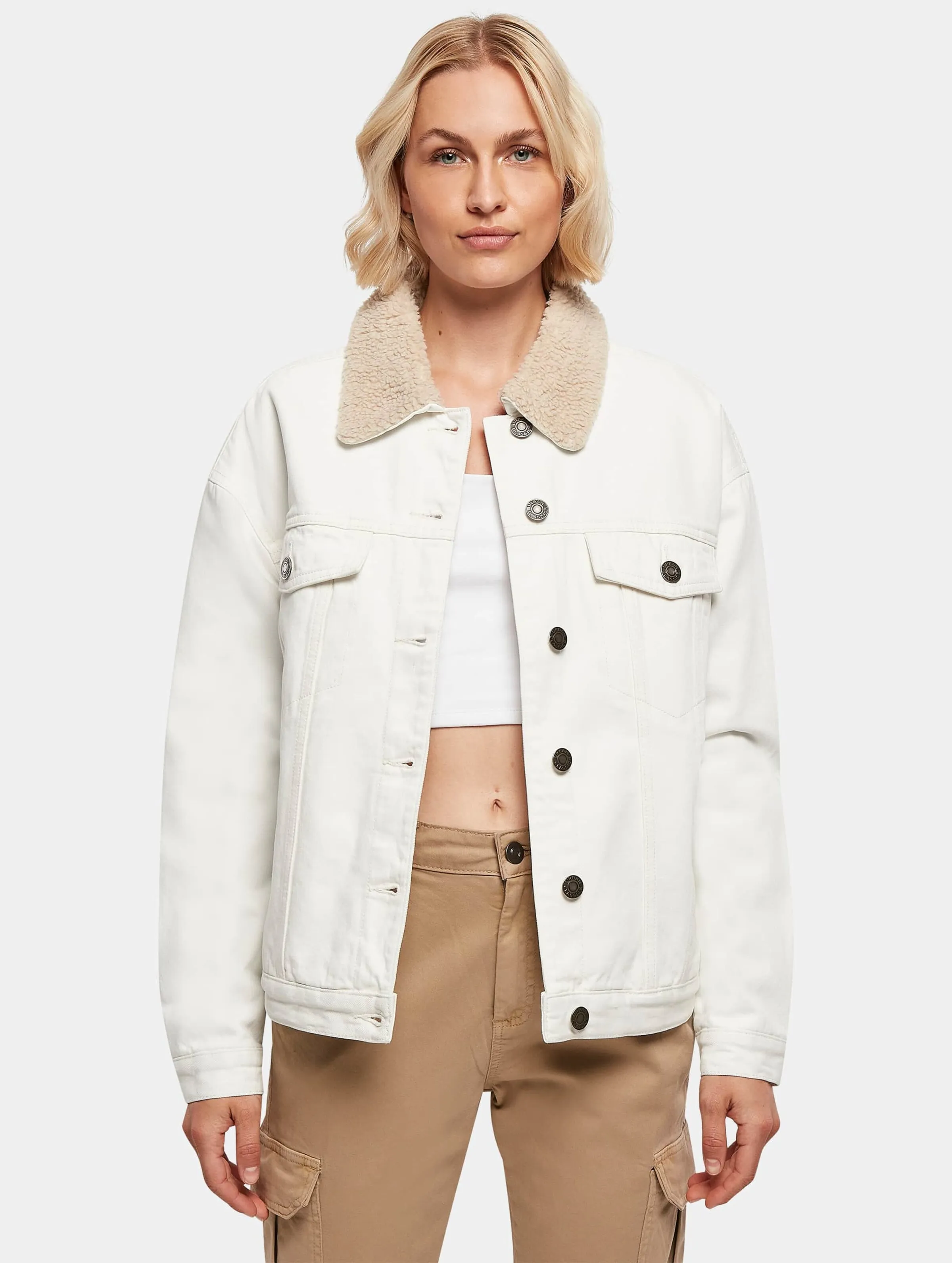 Ladies Oversized Sherpa 