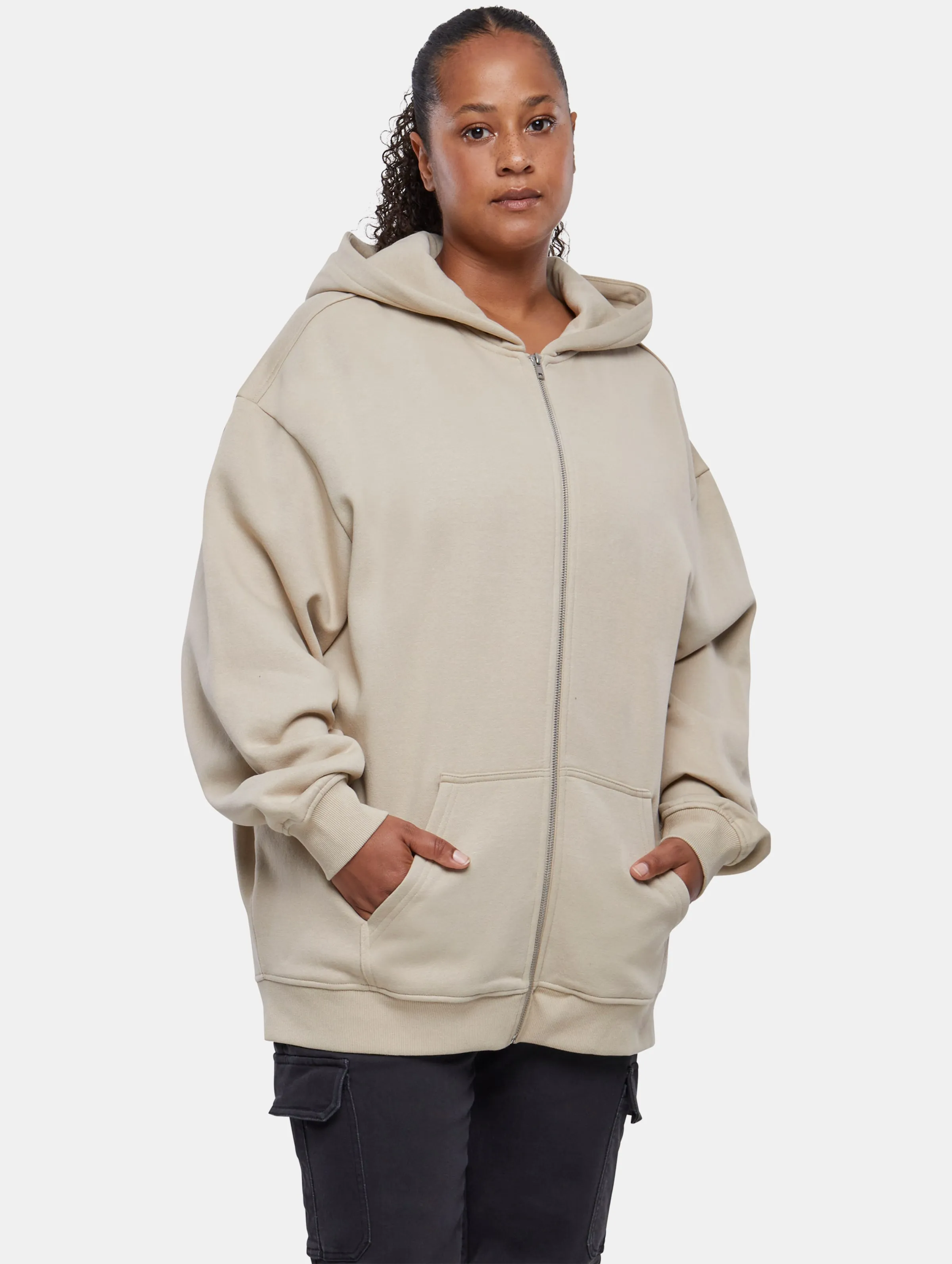 Ladies Oversized Zip
