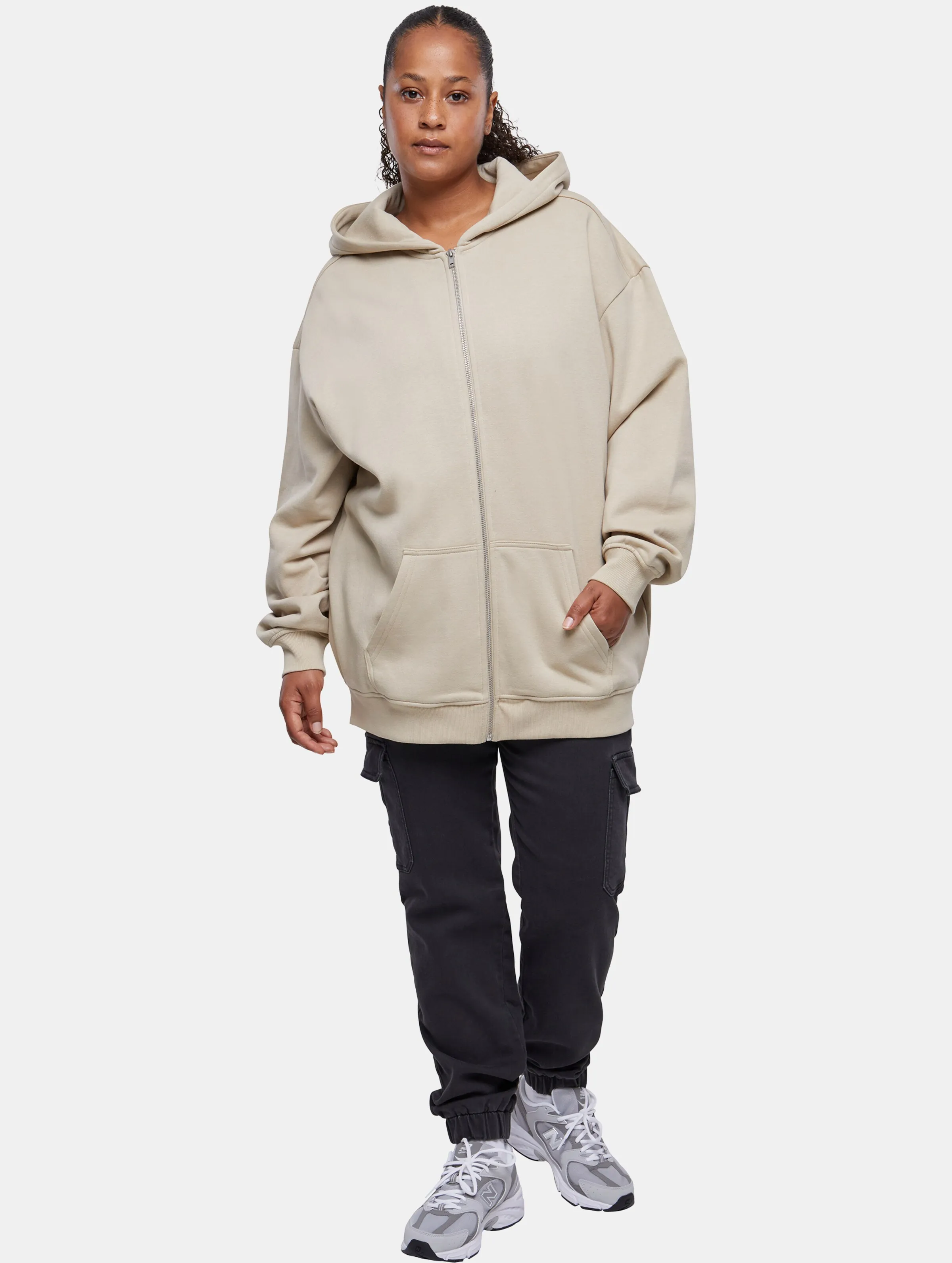 Ladies Oversized Zip