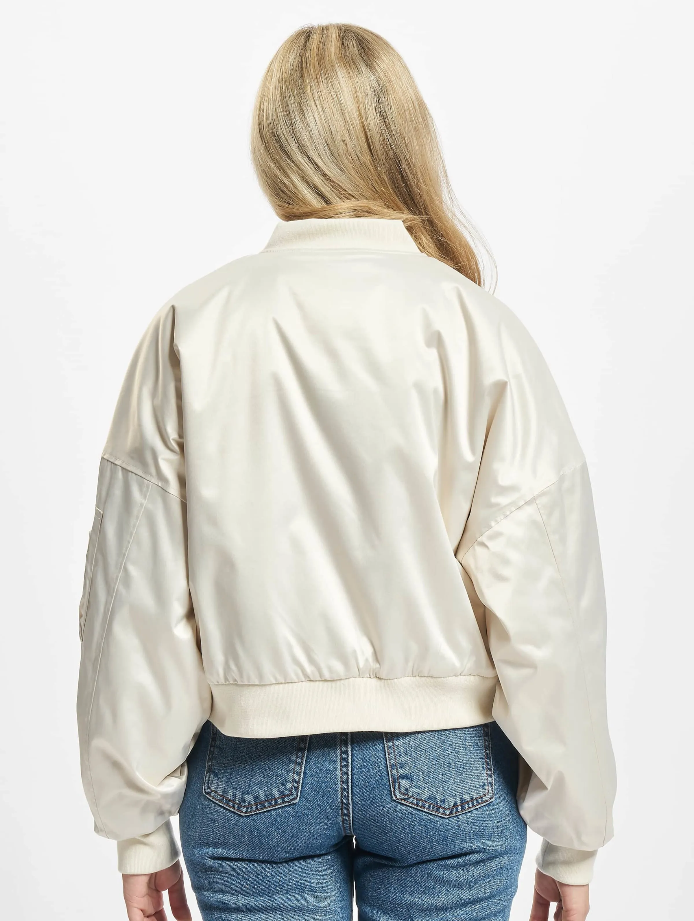 Ladies Short Oversized Satin 