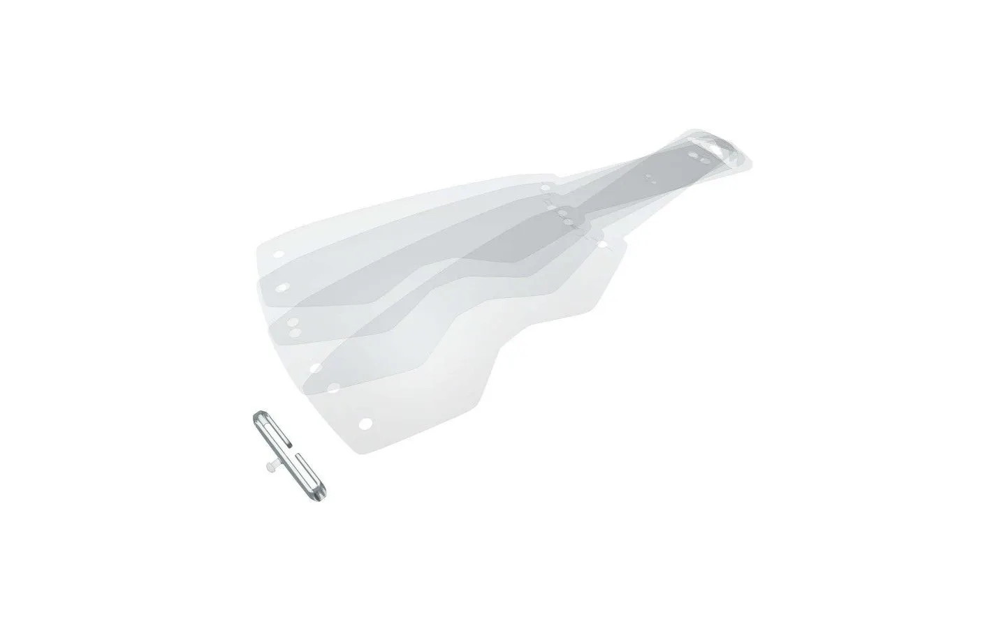 LAMINADO TEAROFF SCOTT PROSPECT/FURY (PACK DE 2)+ST