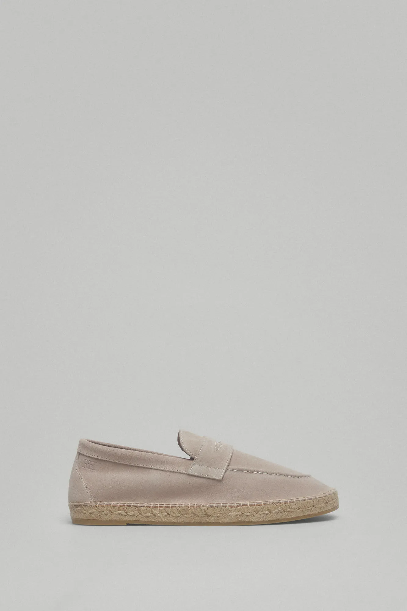 Leather penny loafer