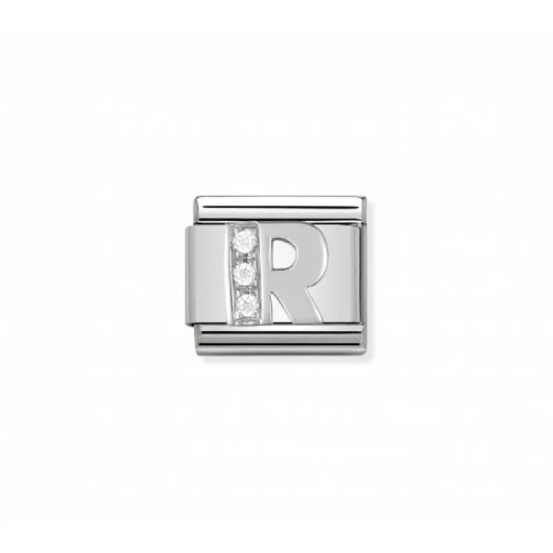 Link Nomination Acero y Plata "R" 330301 18