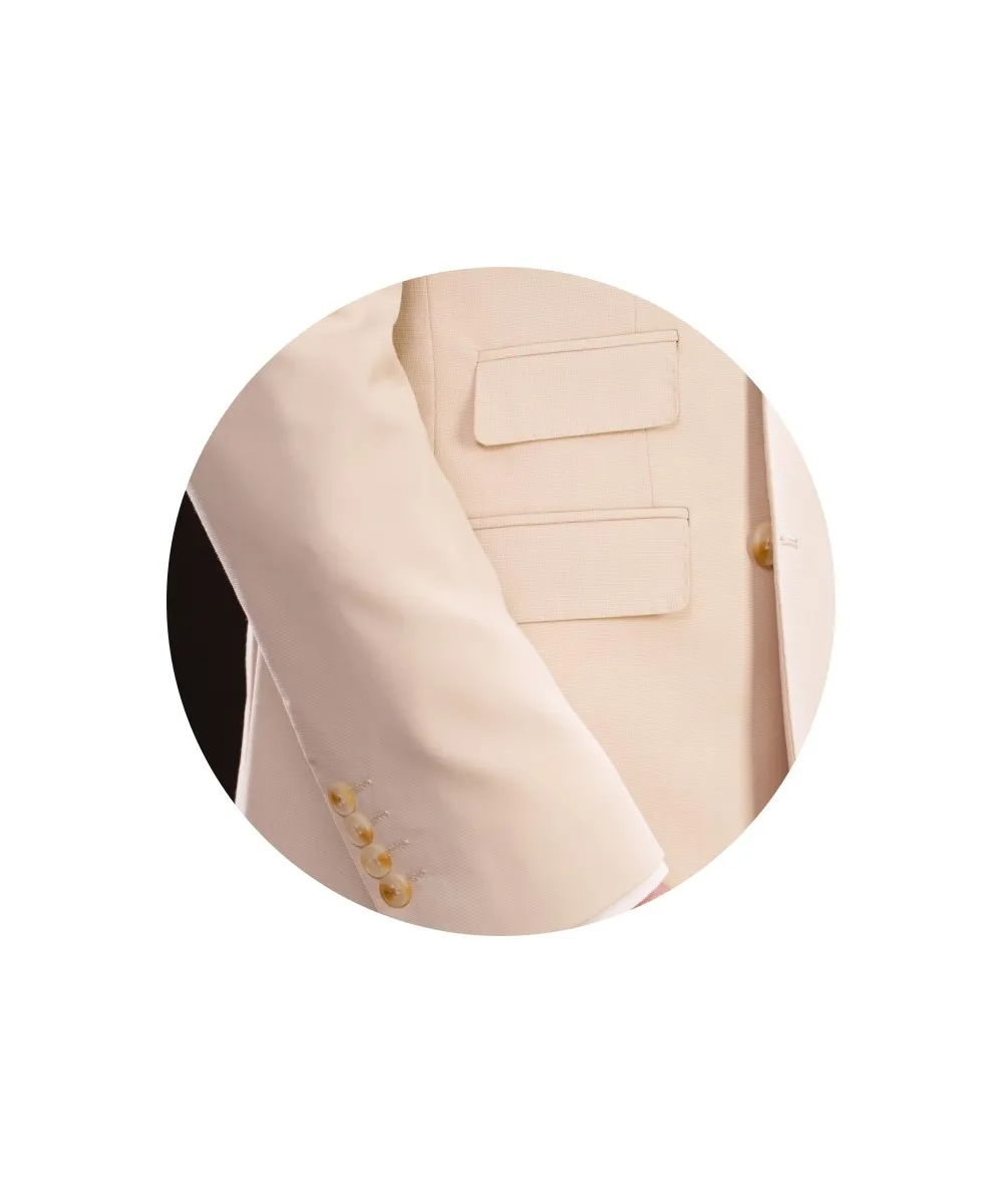 Lino Clemente – Traje cruzado beige