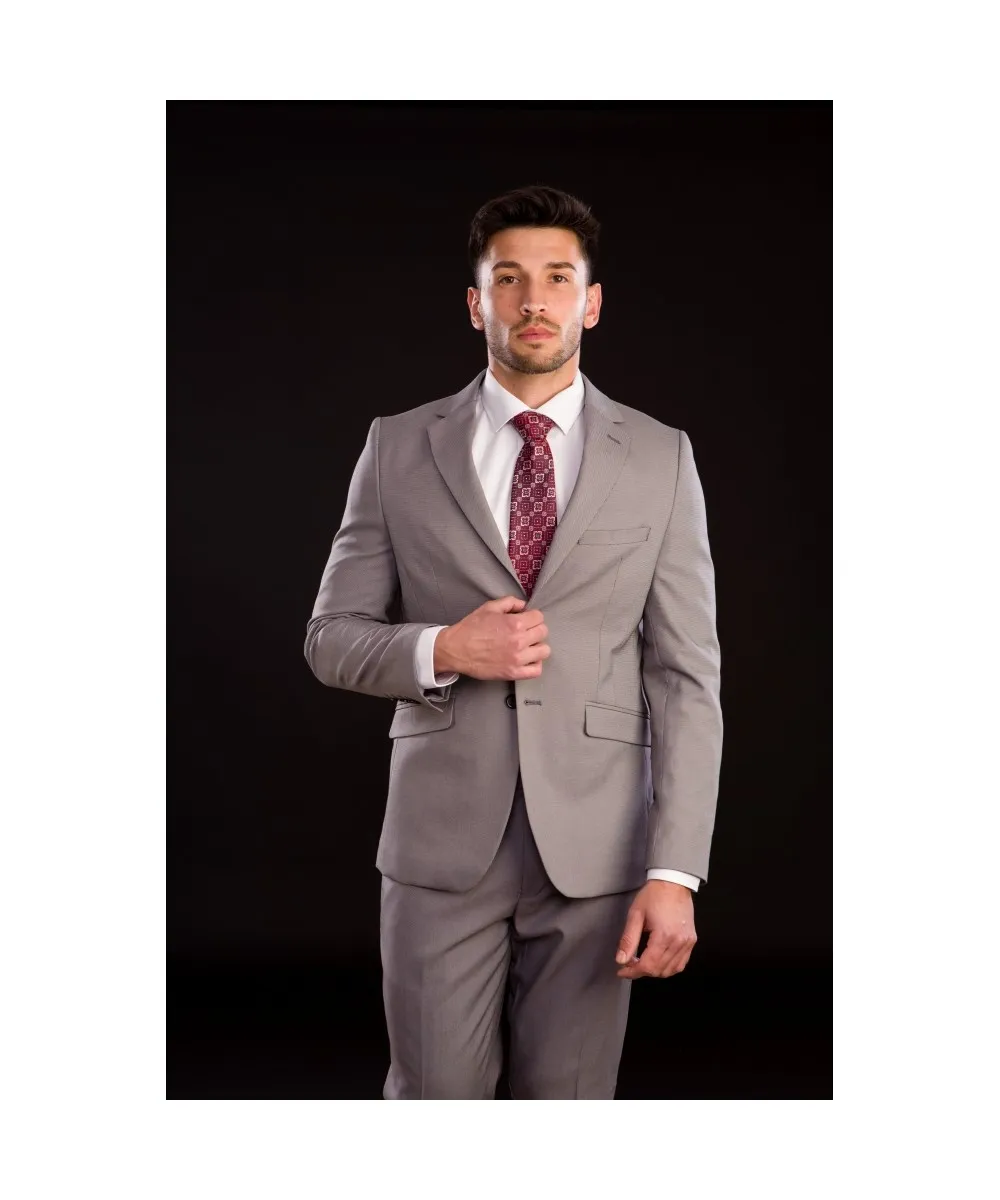 Lino Clemente – Traje gris Slim fit