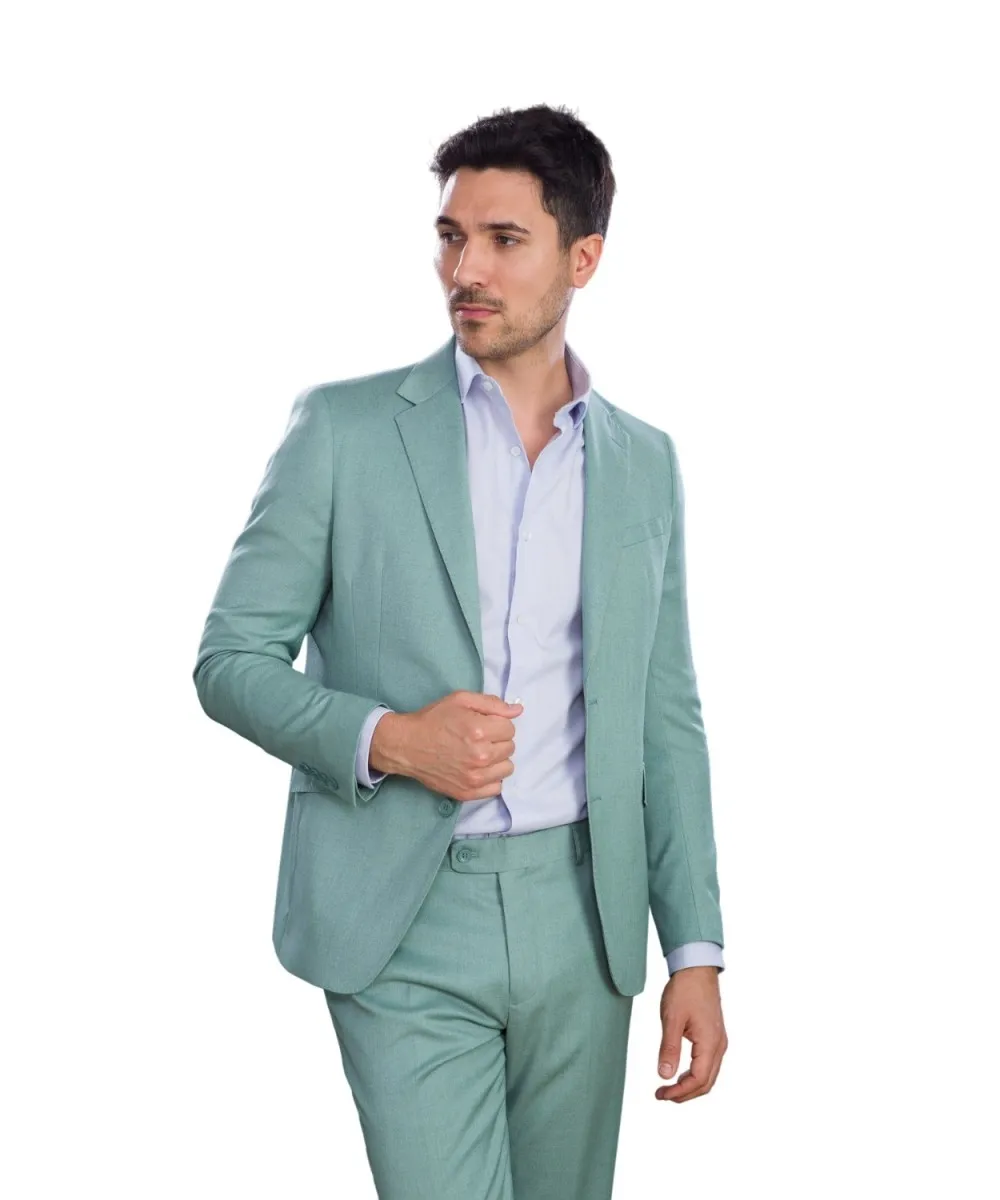 Lino Clemente – Traje verde zar 24122
