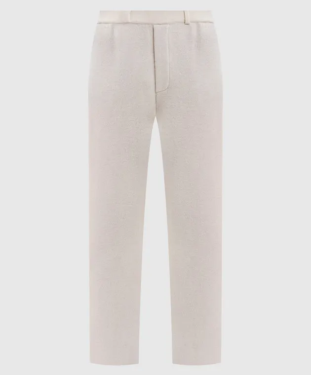 LISA YANG Sonya cashmere white pants