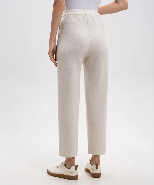 LISA YANG Sonya cashmere white pants