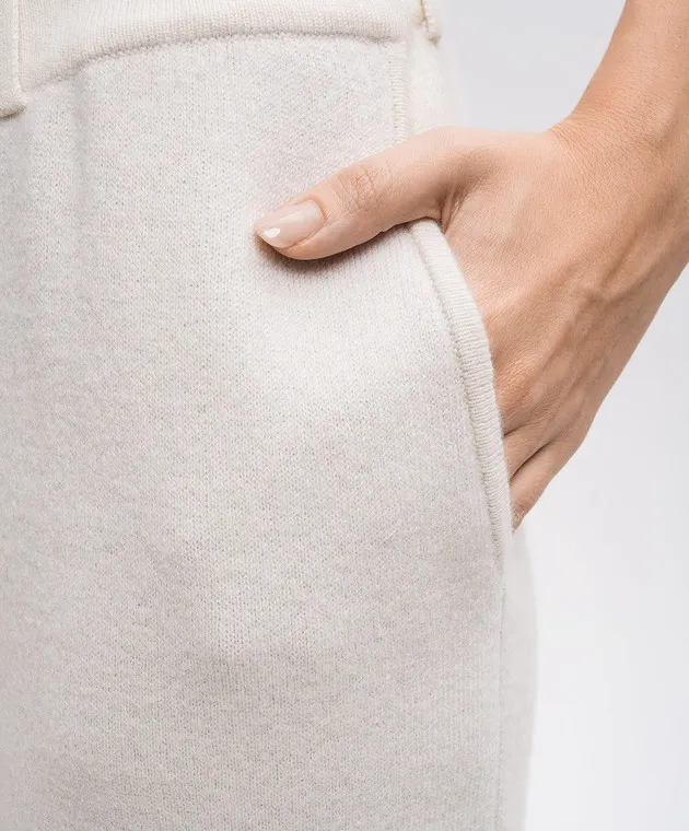LISA YANG Sonya cashmere white pants