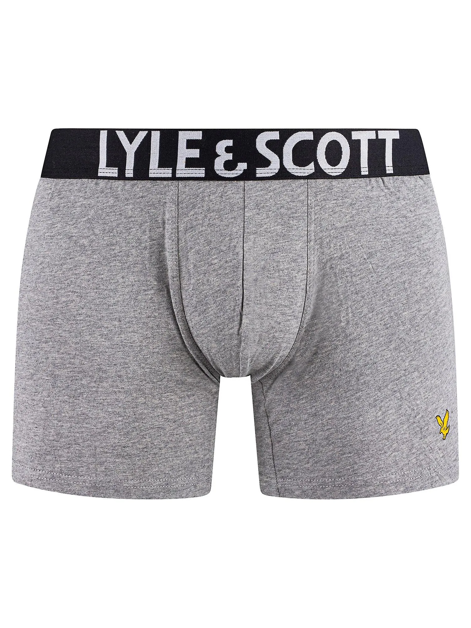 LYLE & SCOTT 3 PACK DANIEL MEN'S TRUNKS   BLACK/GREY/WHITE