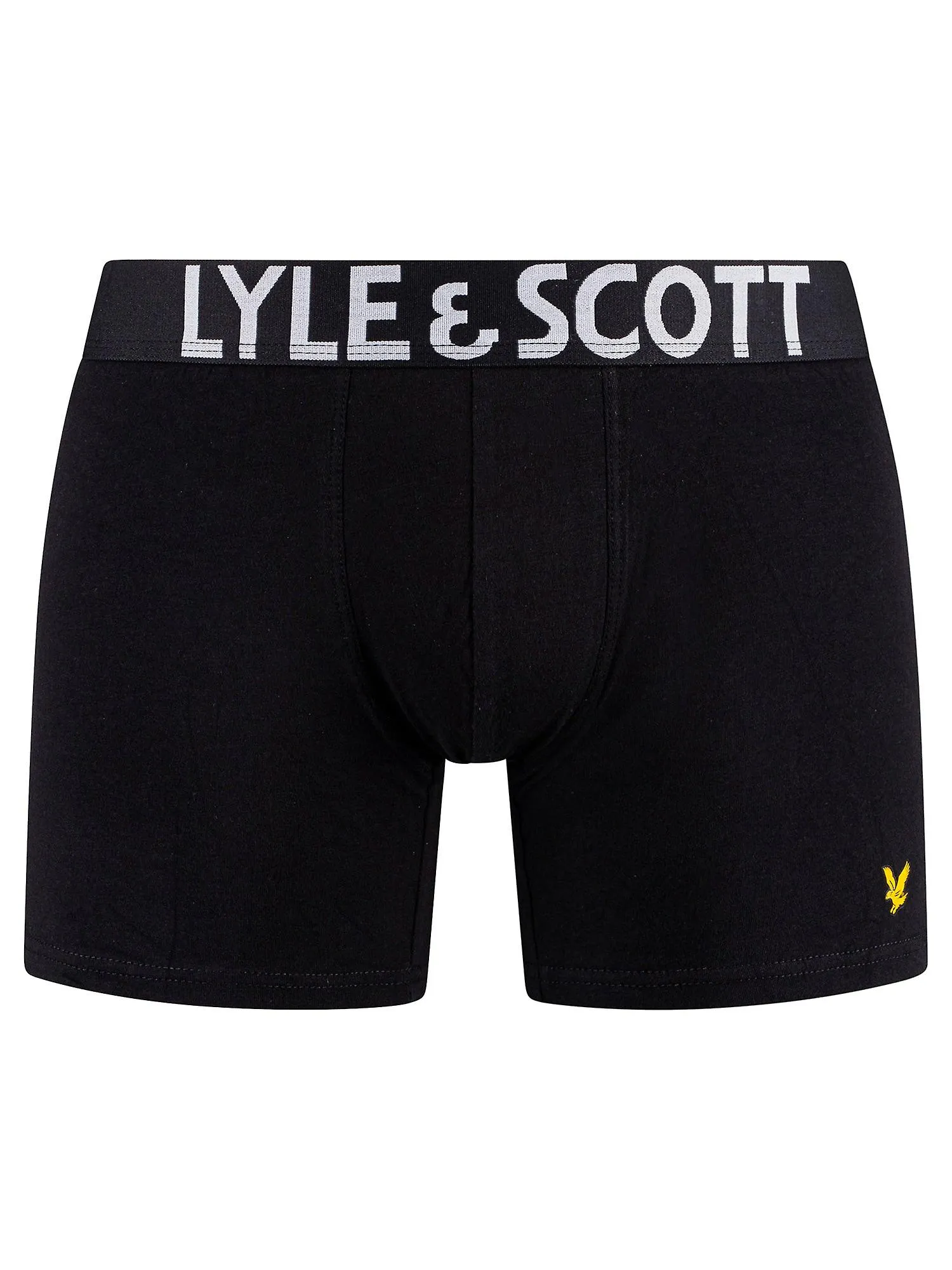 LYLE & SCOTT 3 PACK DANIEL MEN'S TRUNKS   BLACK/GREY/WHITE