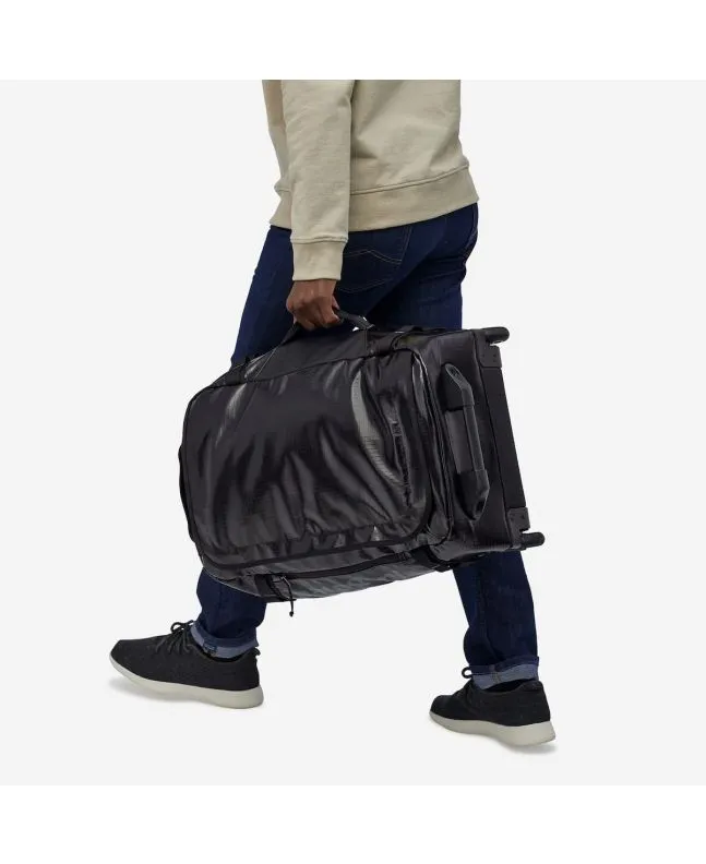 Maleta pequeña con ruedas Patagonia Black Hole Wheeled Duffel Negra 40L
