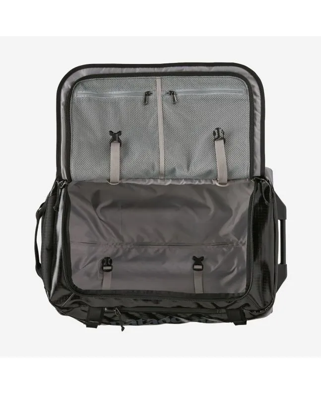 Maleta pequeña con ruedas Patagonia Black Hole Wheeled Duffel Negra 40L