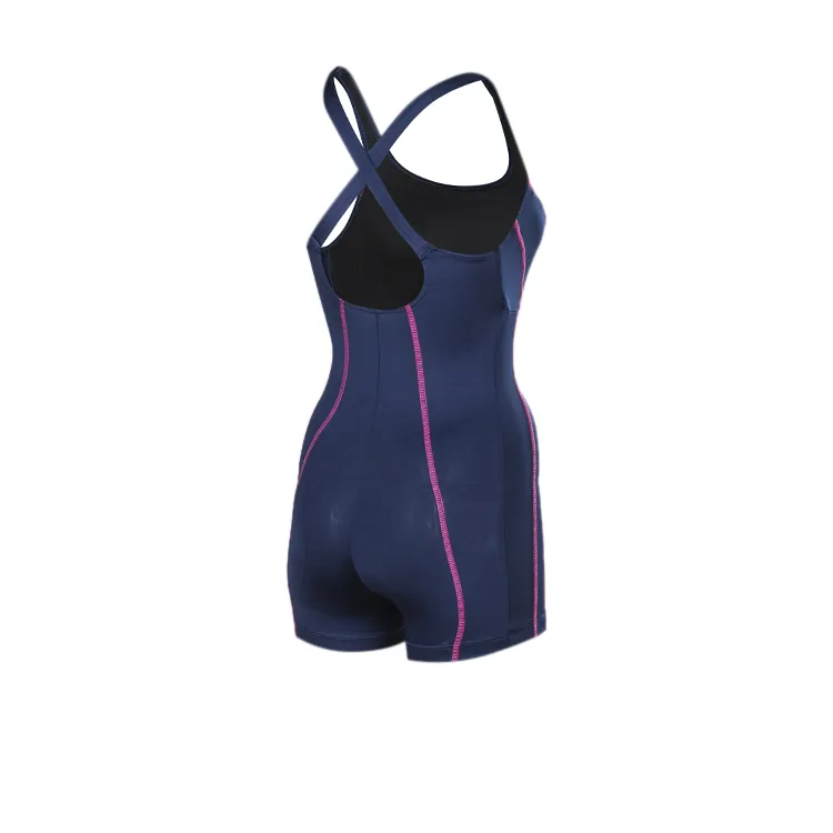 Malla Enteriza con Pierna One Step Competicion Mujer Azul