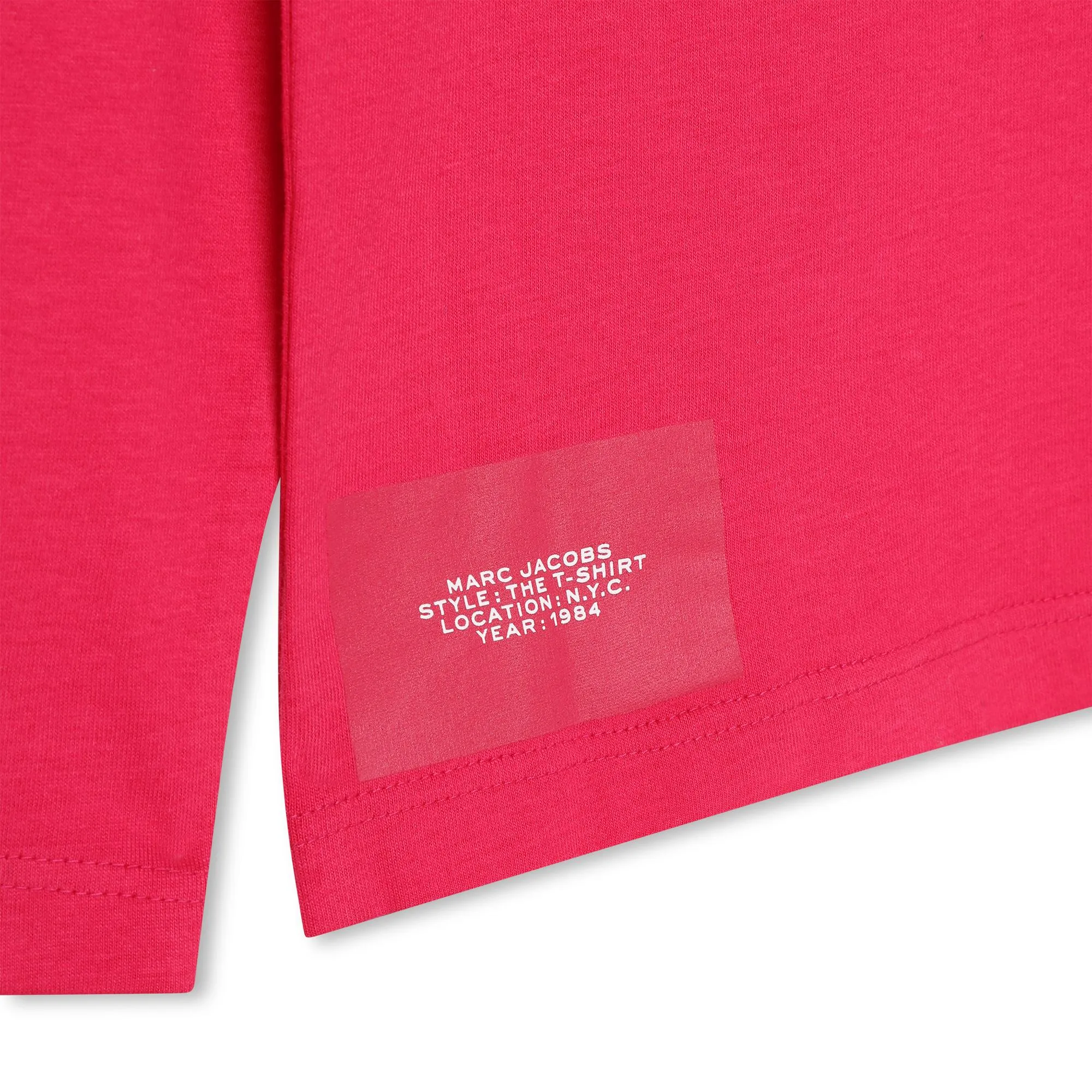 MARC JACOBS Camiseta con logo y etiqueta