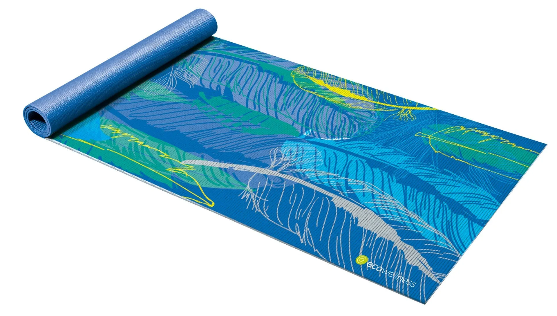 Mat Yoga Ecowellness Print Azul