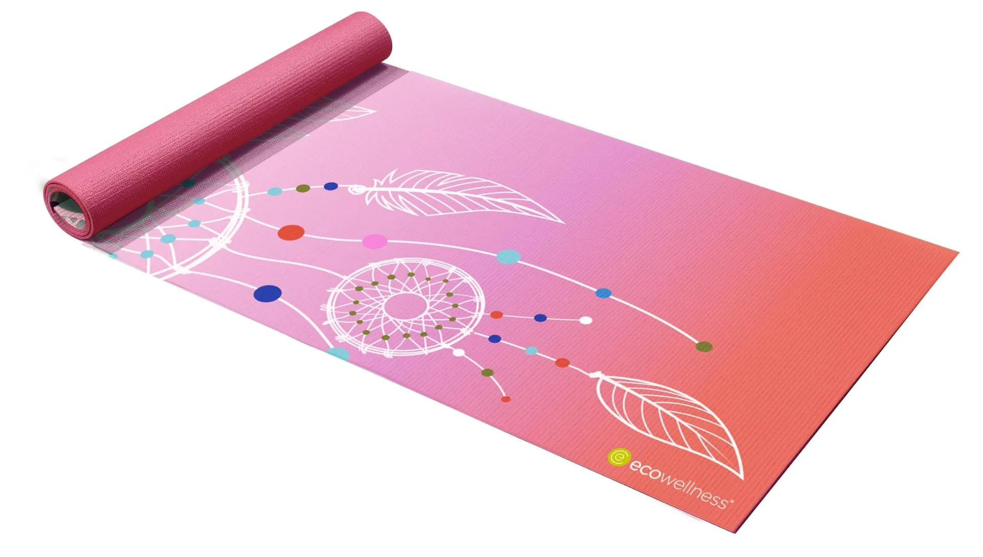 Mat Yoga Ecowellness Print Rosado