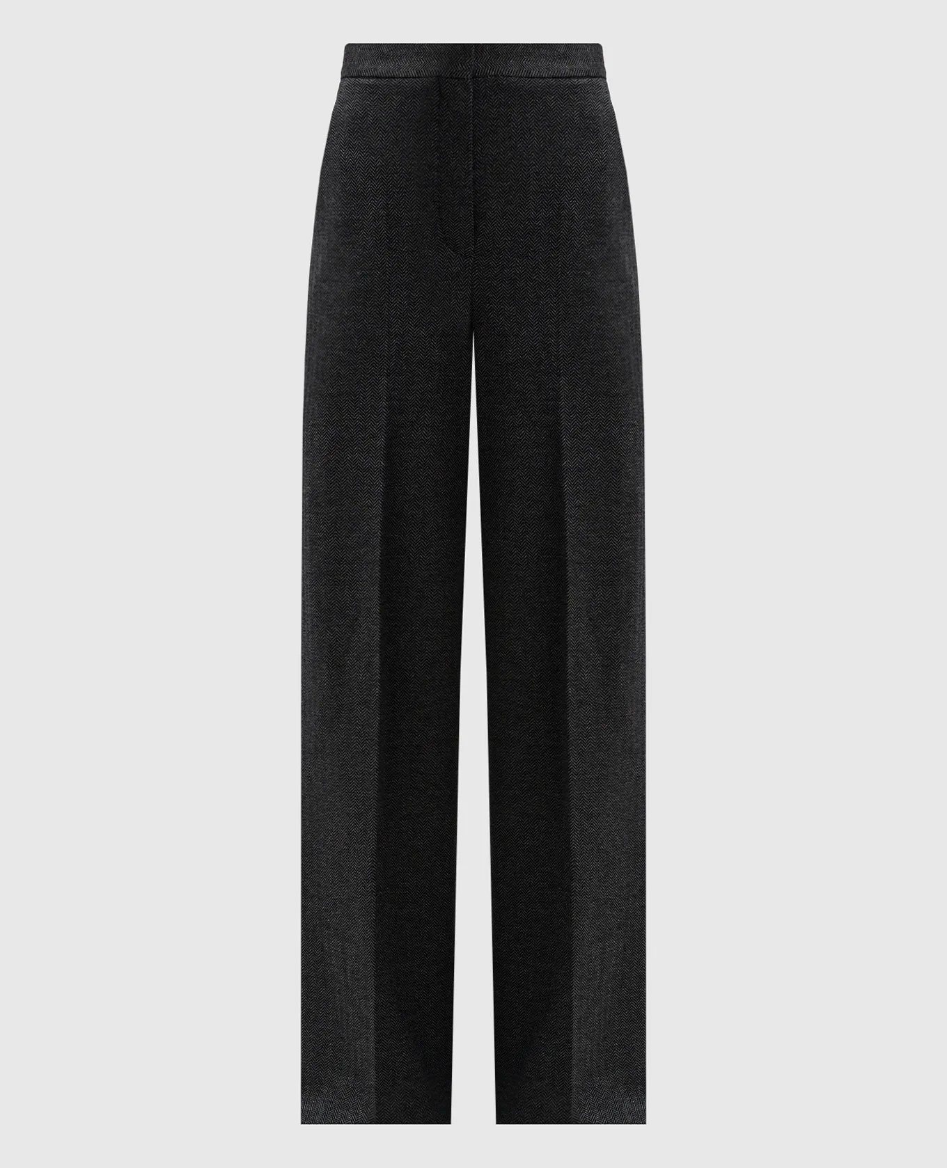 Max Mara Gray ANGORA pants with wool