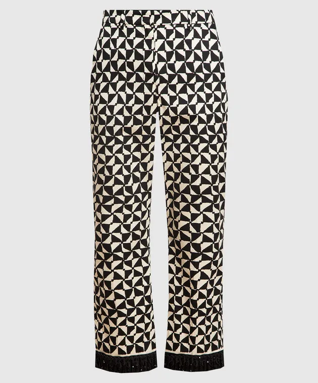 Max Mara Pants in a geometric pattern