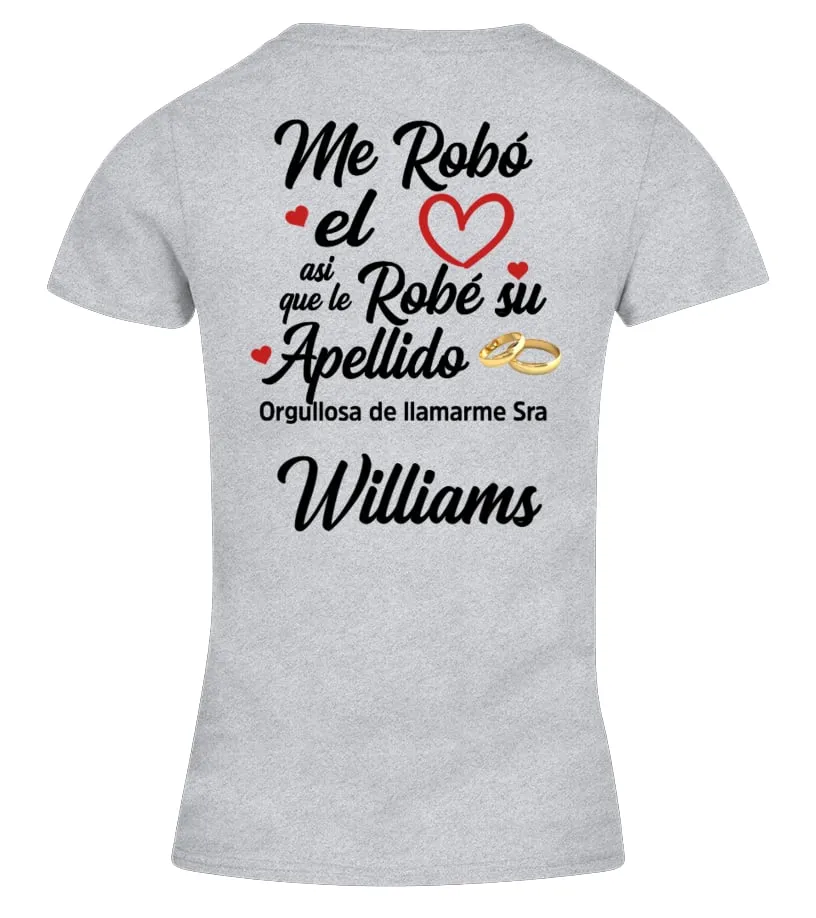 ME ROBO Camiseta cuello pico Mujer