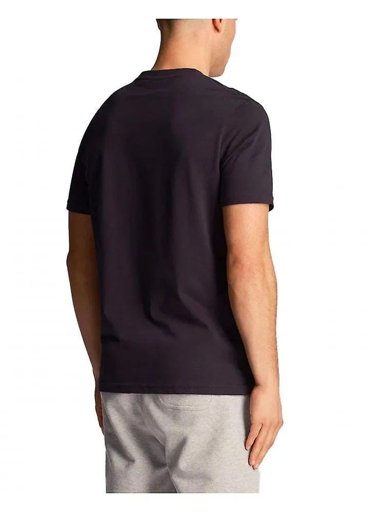 Men's Lyle & Scott Contrast Pocket T Shirt Dark Navy