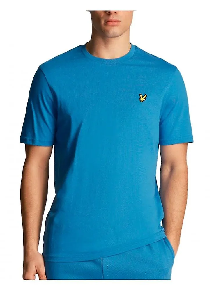 Men's Lyle & Scott Crew Neck T Shirt Spring Blue