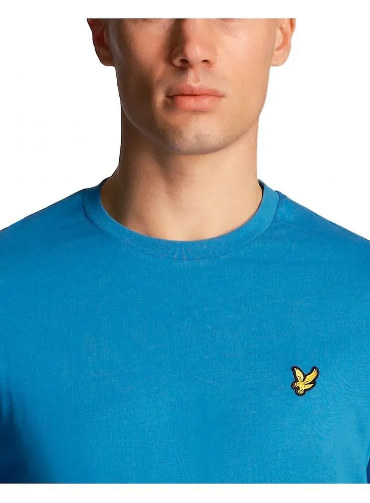 Men's Lyle & Scott Crew Neck T Shirt Spring Blue