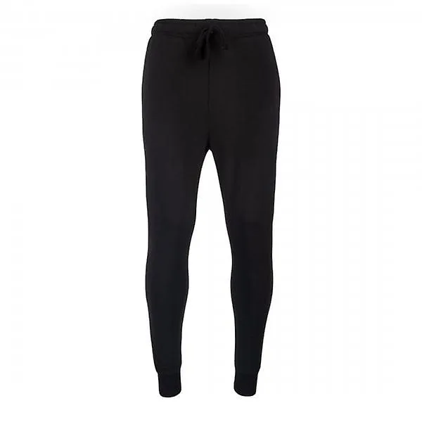 Men's Lyle & Scott Tonal Eagle Slim Sweatpant Bottoms Black  Z865 ML822TON