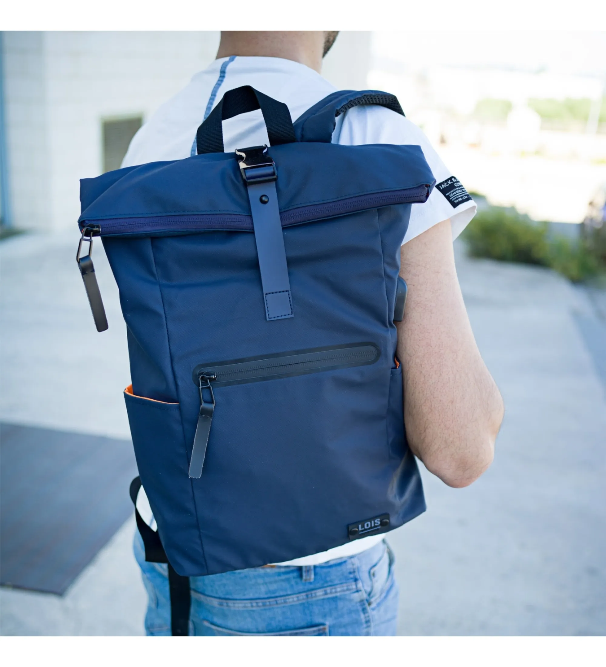 Mochila casual 317237  azul