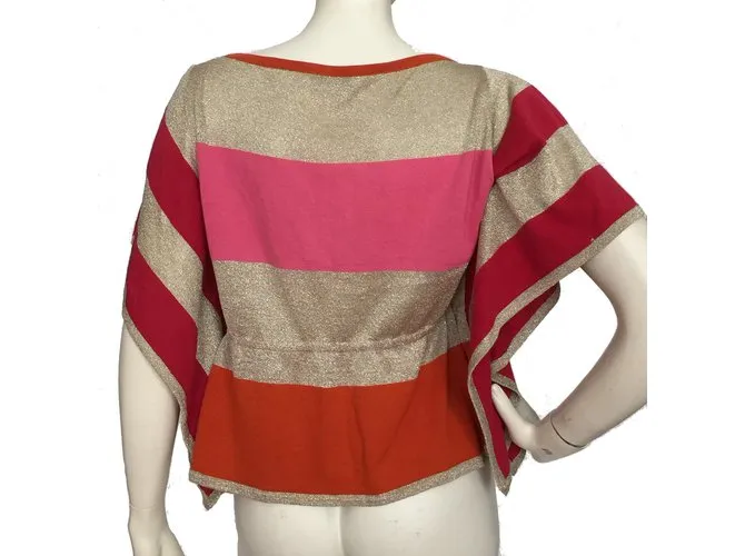 Moschino Cheap And Chic Poncho de punto Multicolor 