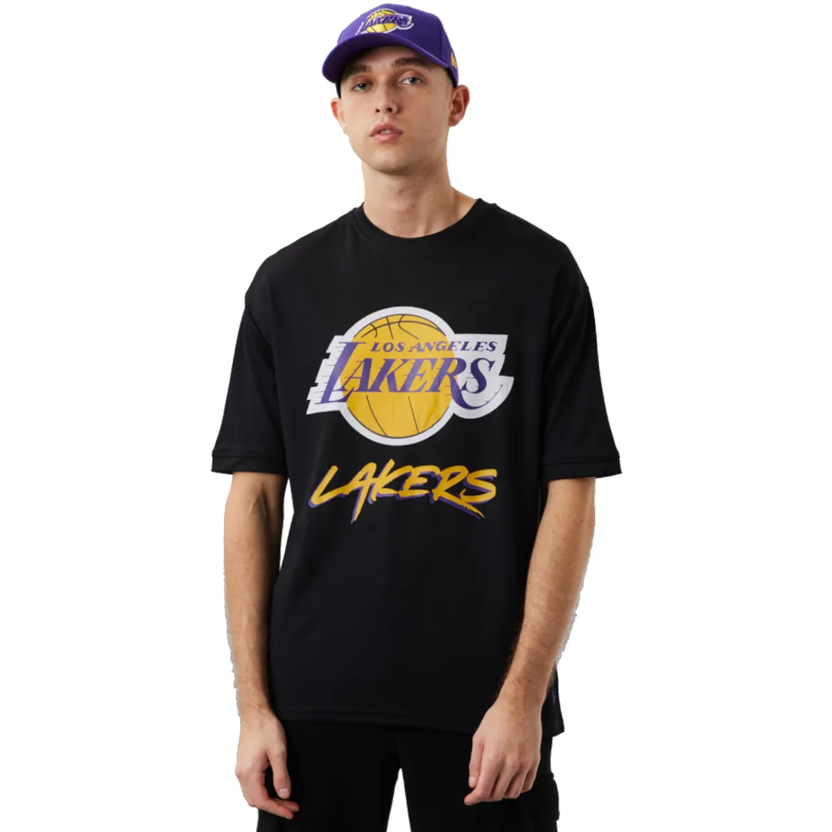 NBA Los Angeles Lakers Script Mesh Tee