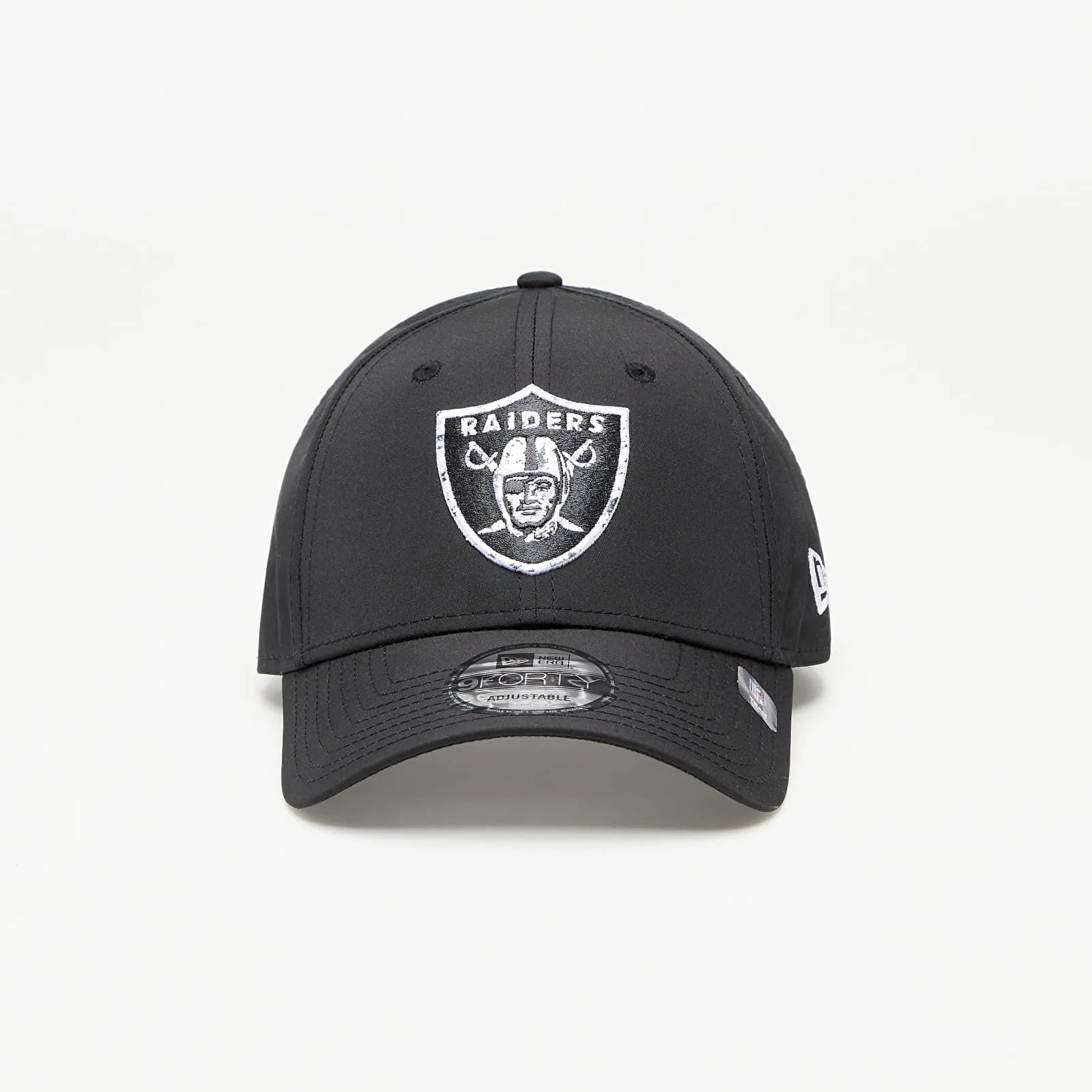 New Era Black White 9Forty Cap Las Vegas Raiders