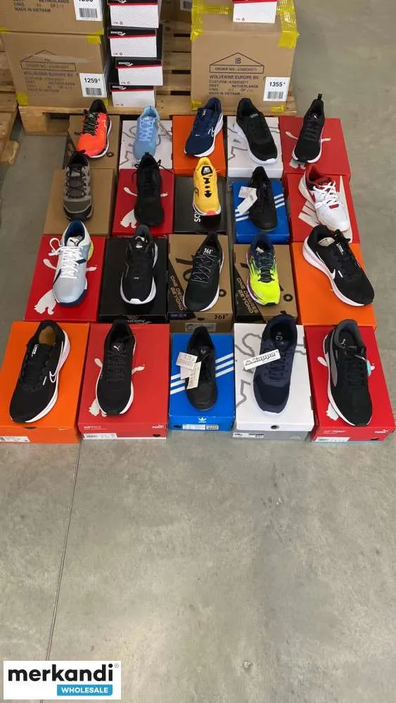 Nike, Adidas, Puma, Saucony, Kappa, 361 grados