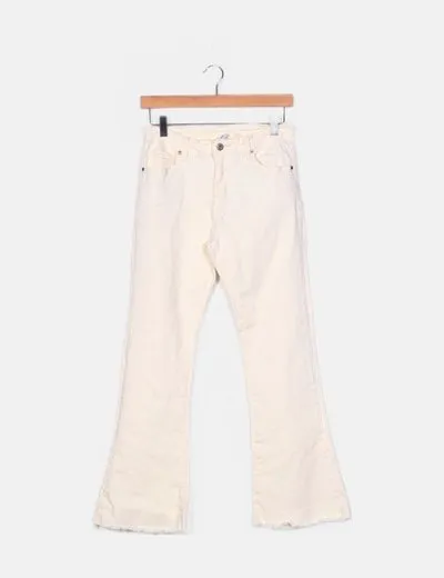 NoName Jeans bootcut blanco