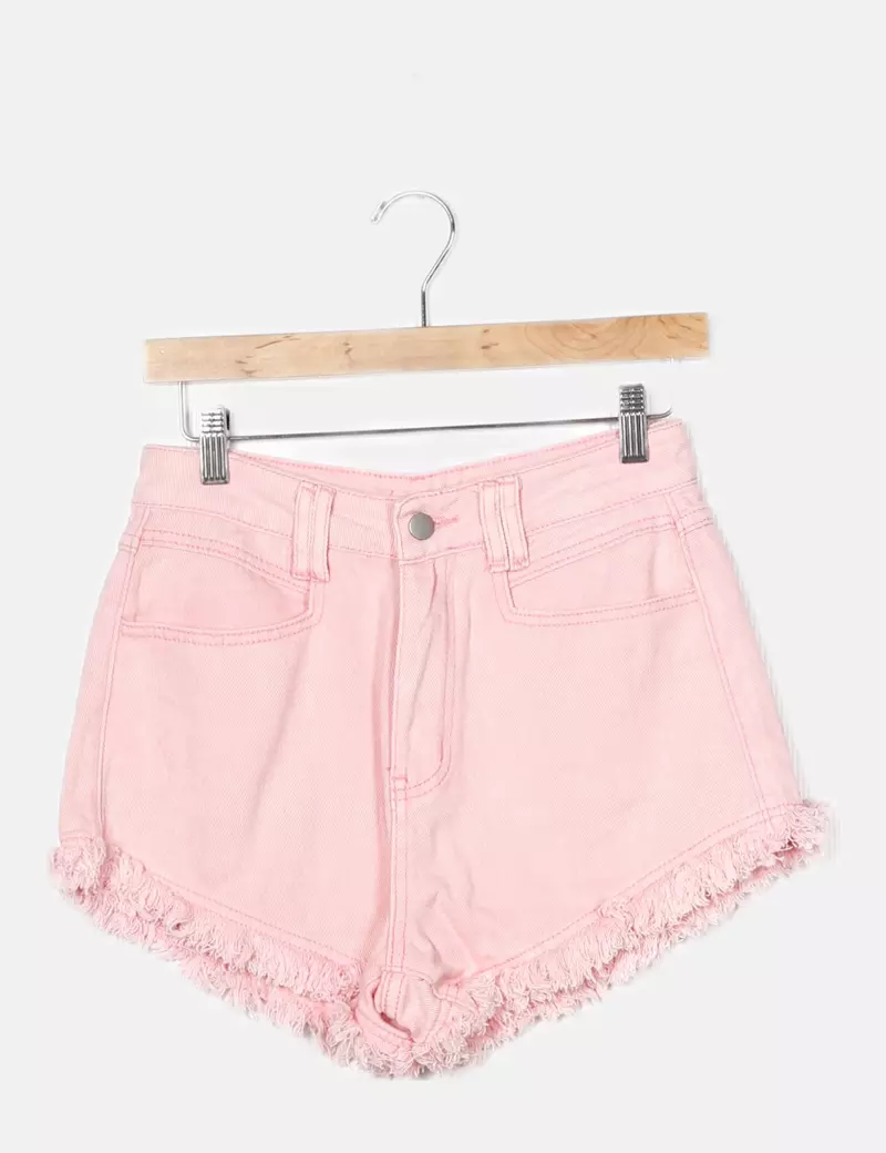 NoName Jeans denim corto rosa