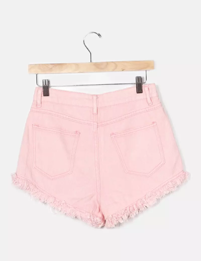 NoName Jeans denim corto rosa