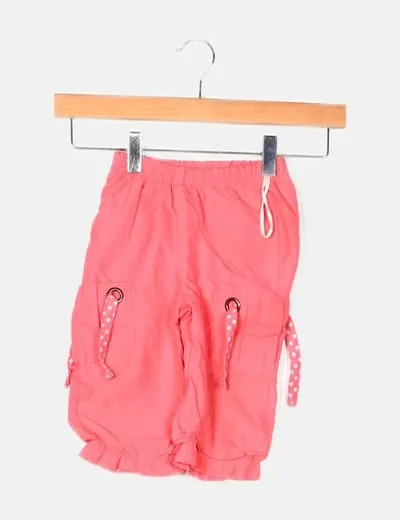 NoName Pantalón cargo rosa