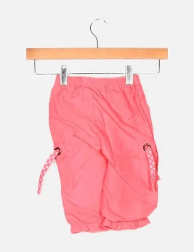 NoName Pantalón cargo rosa