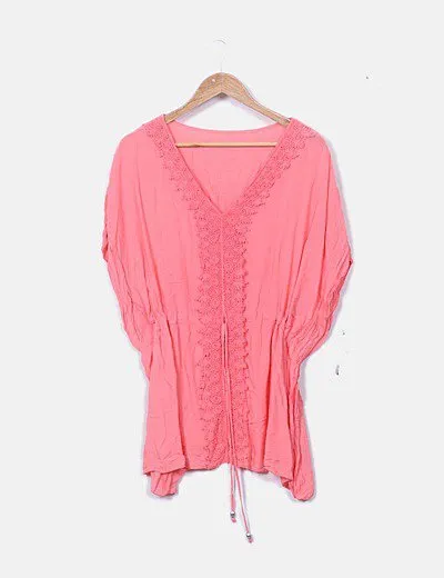 NoName Túnica coral crochet
