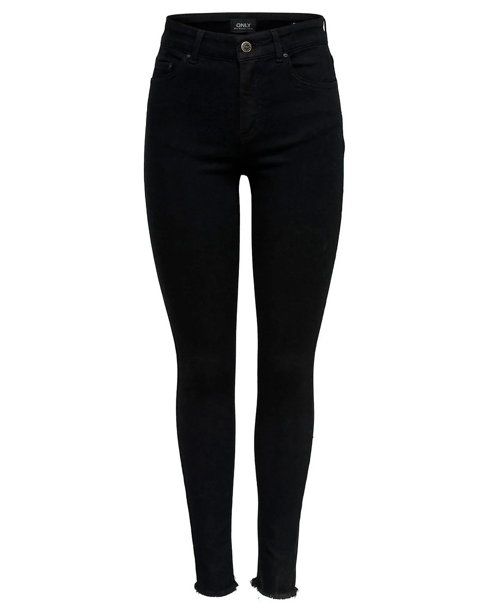 Only Plain Jeans with Zip and Button Fastening