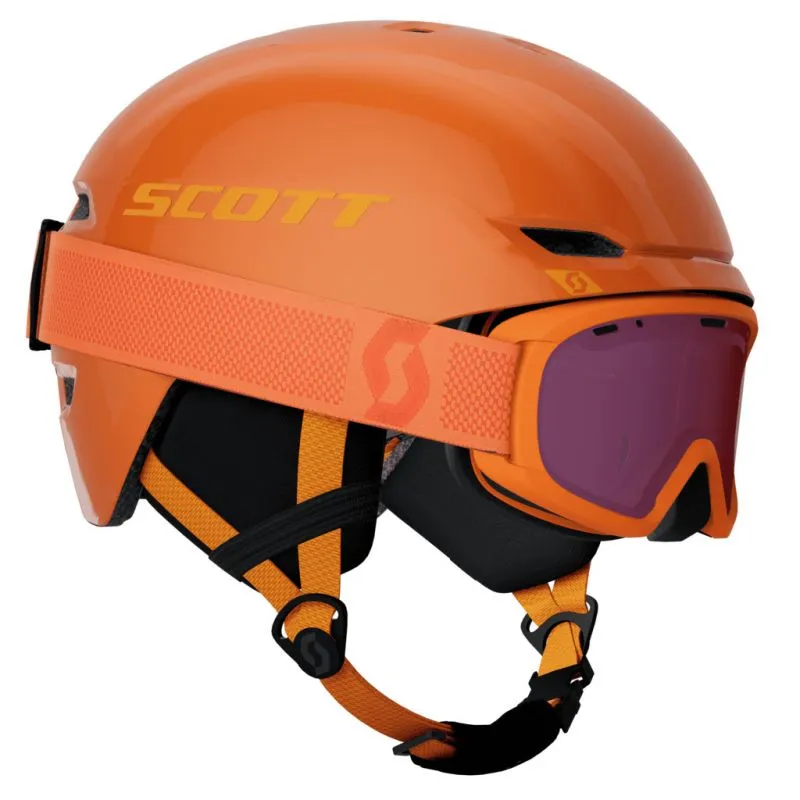 Pack casco y gafas esquí Scott Combo Hlmt Keeper 2+Goggle Jr Witty (Orange) junior