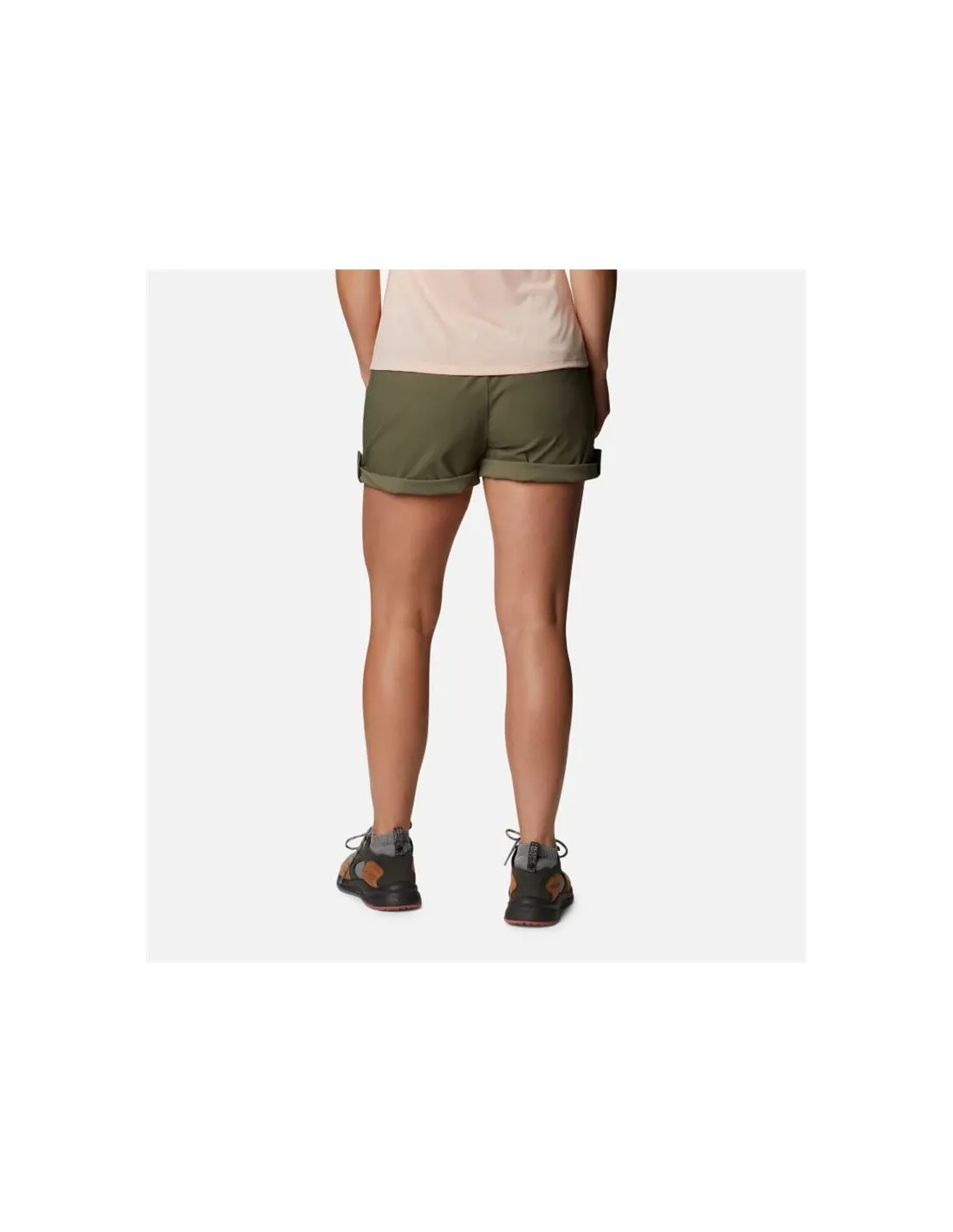 Pantalones Cortos de Montaña Columbia Firwood Camp™ Ii Verde Mujer