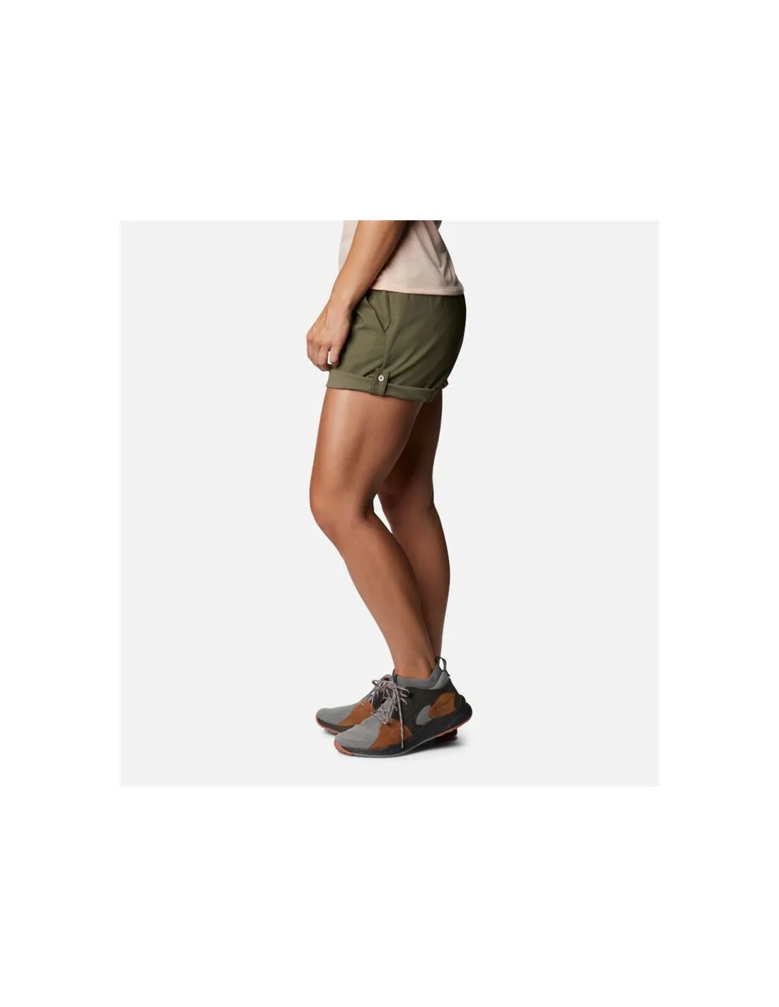 Pantalones Cortos de Montaña Columbia Firwood Camp™ Ii Verde Mujer