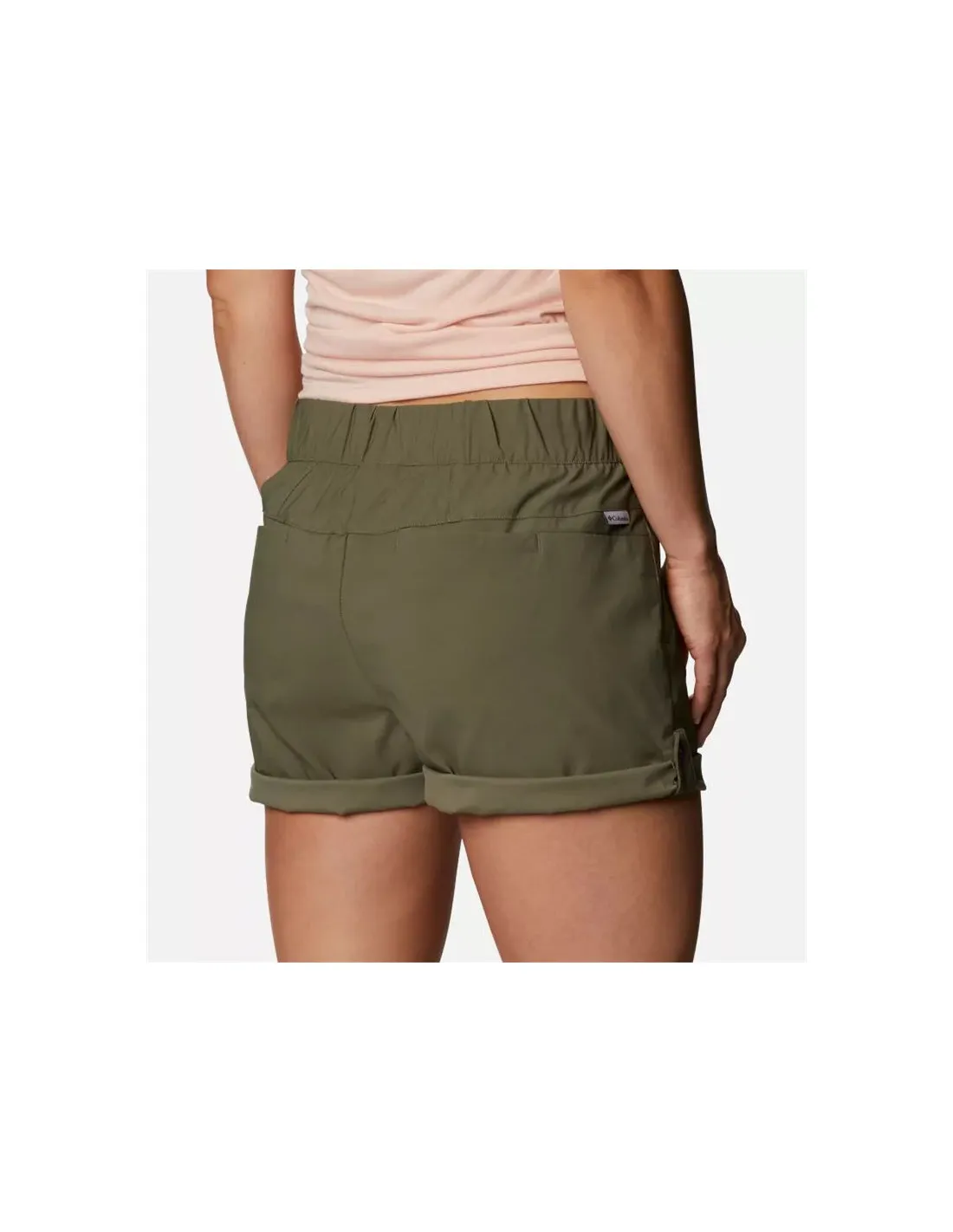 Pantalones Cortos de Montaña Columbia Firwood Camp™ Ii Verde Mujer
