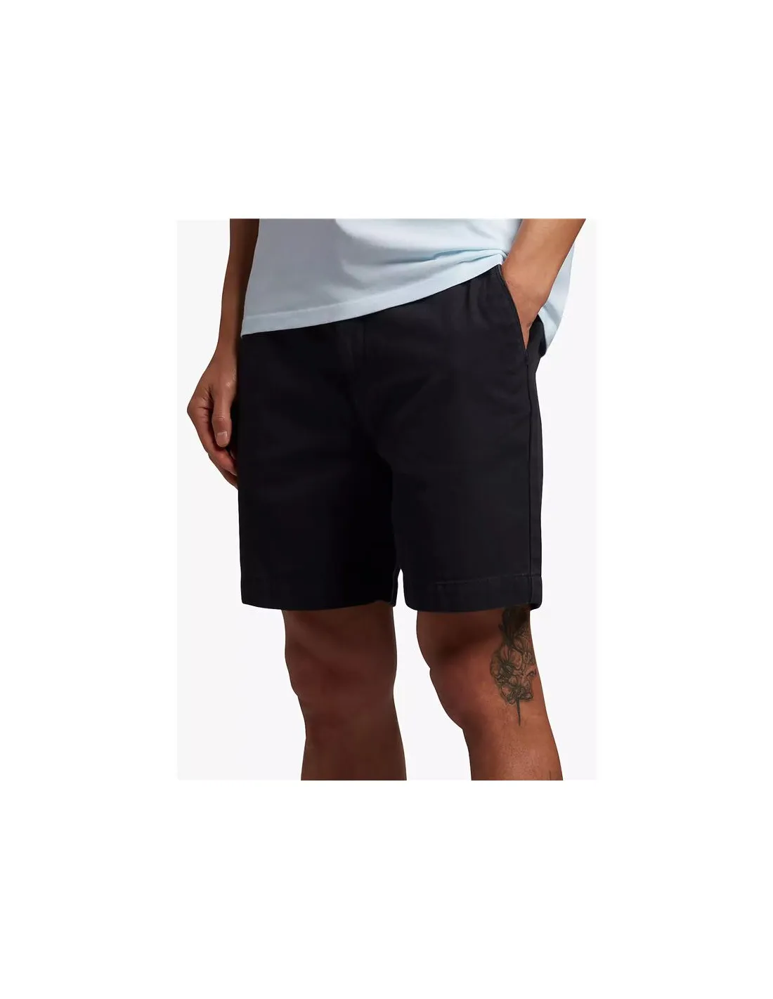 PANTALONES LYLE & SCOTT V1ANFIELD CHINO SHORT HOMBRE NEGRO