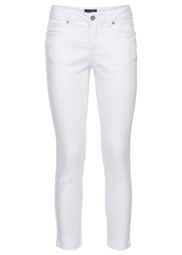 Pantalón capri Blanco
