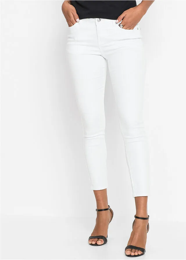 Pantalón capri Blanco