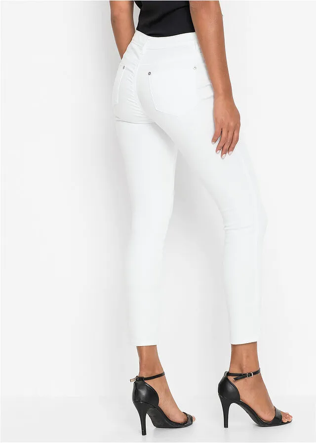 Pantalón capri Blanco