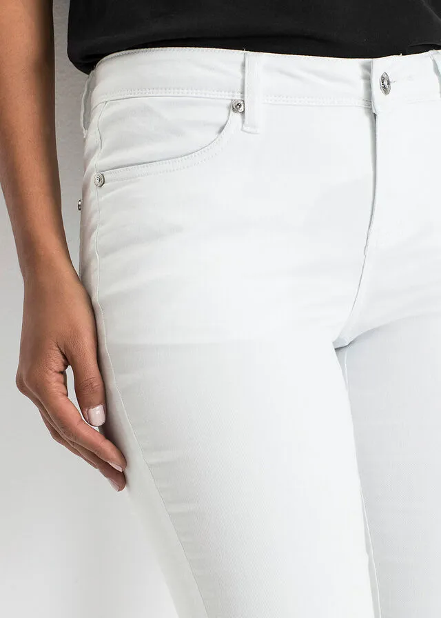 Pantalón capri Blanco