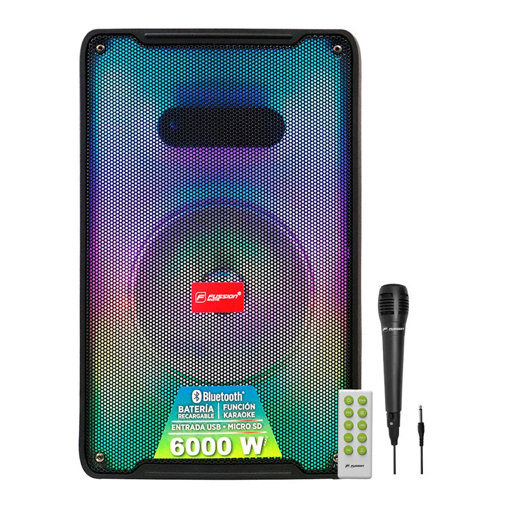 PBS8037 SONIDO POTENTE Y ESTILO VIBRANTE: DESCUBRE EL BAFLE AMPLIFICADO DE 8
